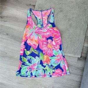 Lilly Pulitzer Floral Athletic Luxetic Top